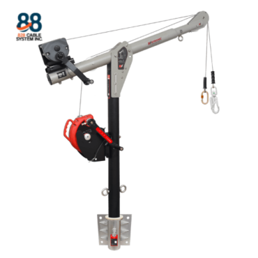 Modular-Davits-with-Wall-Mounting-Base-1